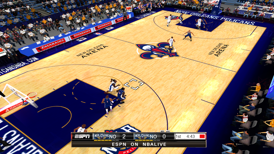 new orleans pelicans court