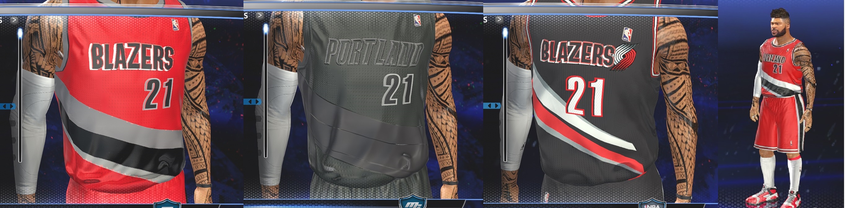 trail blazers alternate jersey
