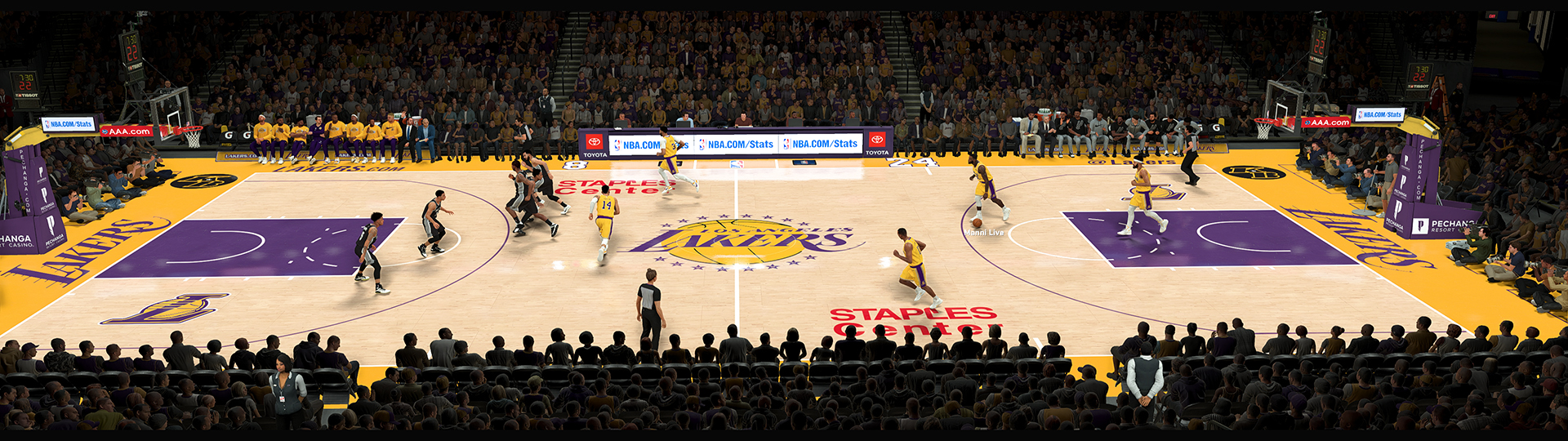 NLSC Forum • Downloads - Los Angeles Lakers Staples Center HD Court V2 +  'Mamba Day Kobe Last Game Court