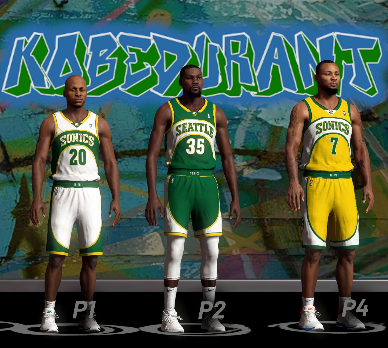 NBA 2K23 Seattle SuperSonics Jersey Creation 