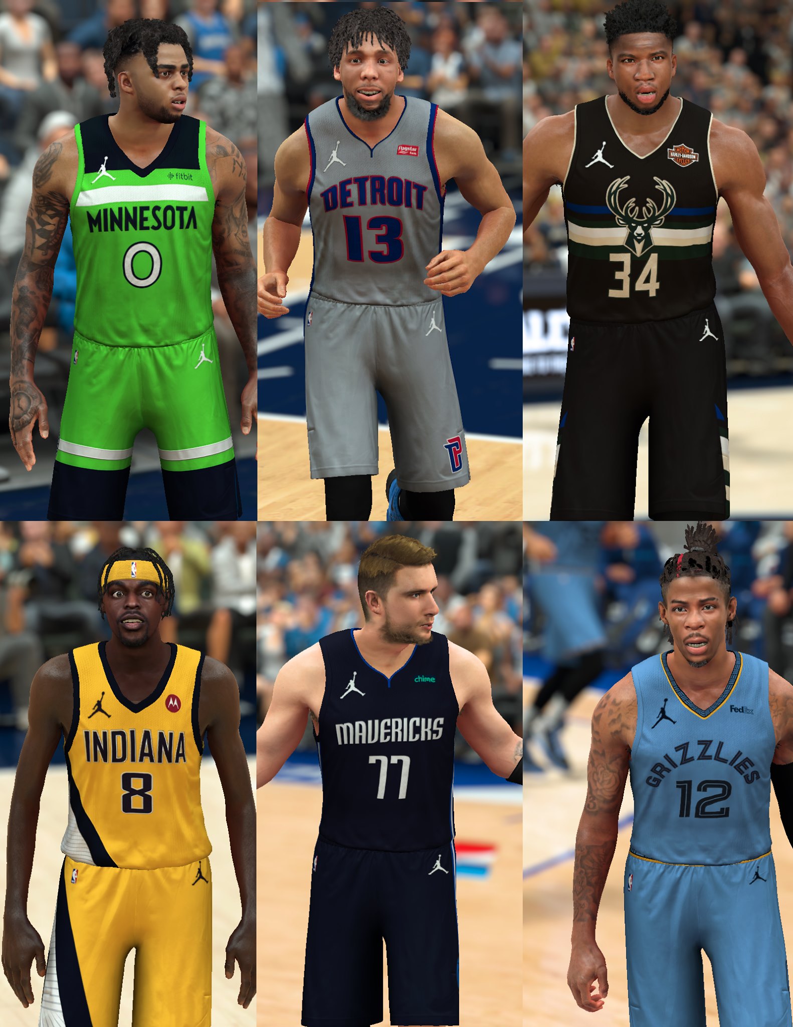 NBA Alternate Jersey Pack 