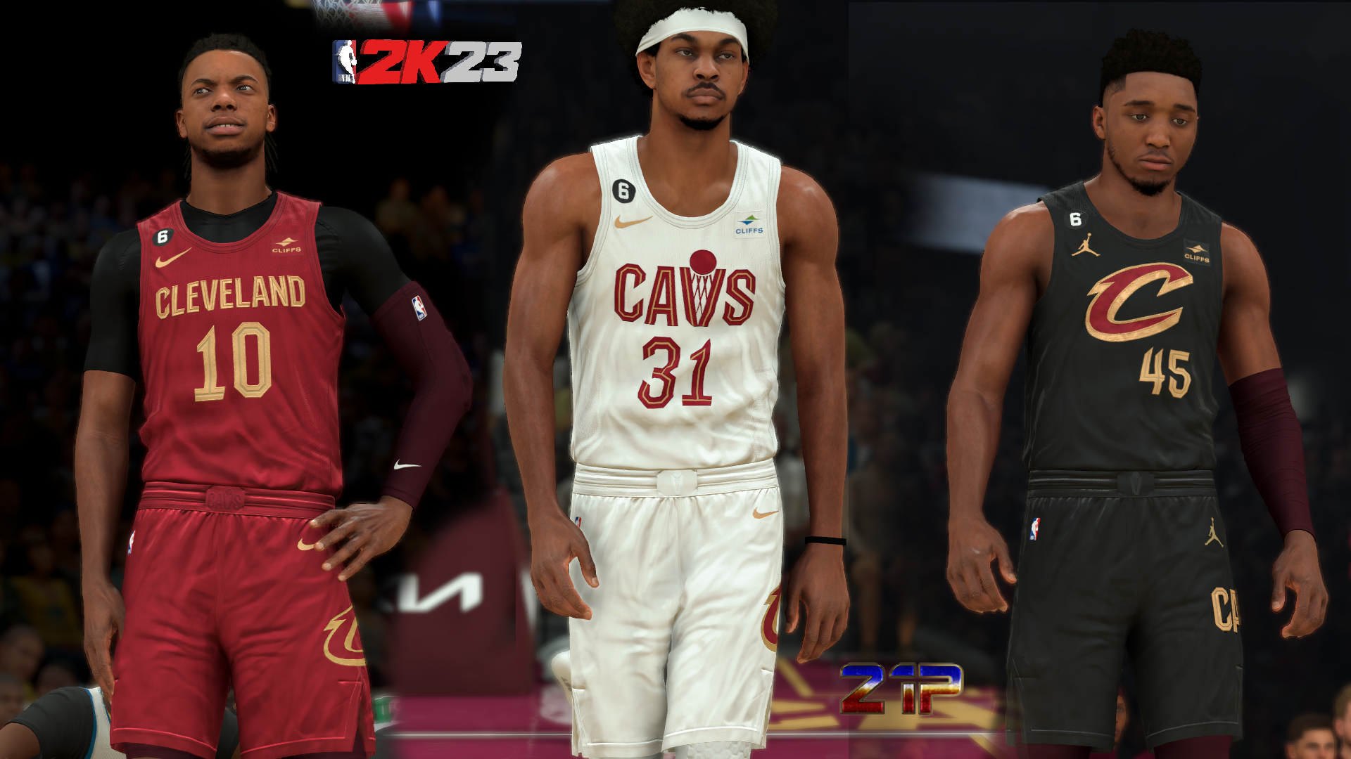 NBA 2K13 Cleveland Cavaliers Jersey Pack Mod 