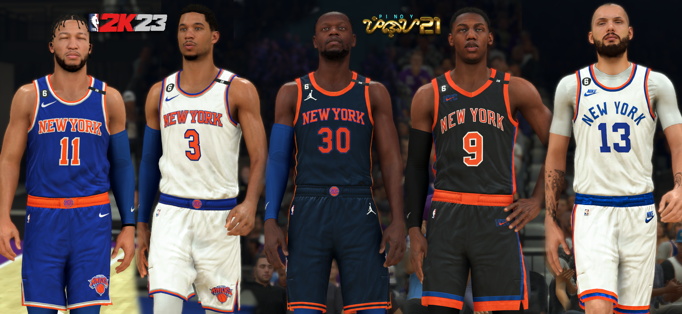 NBA 2K13 New York Knicks All Jerseys Patch 