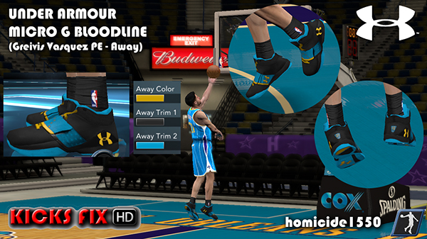 UA Micro G Bloodline HD - G.Vasquez PE (Away) UA Micro G Bloodline HD - G.Vasquez PE (Away)