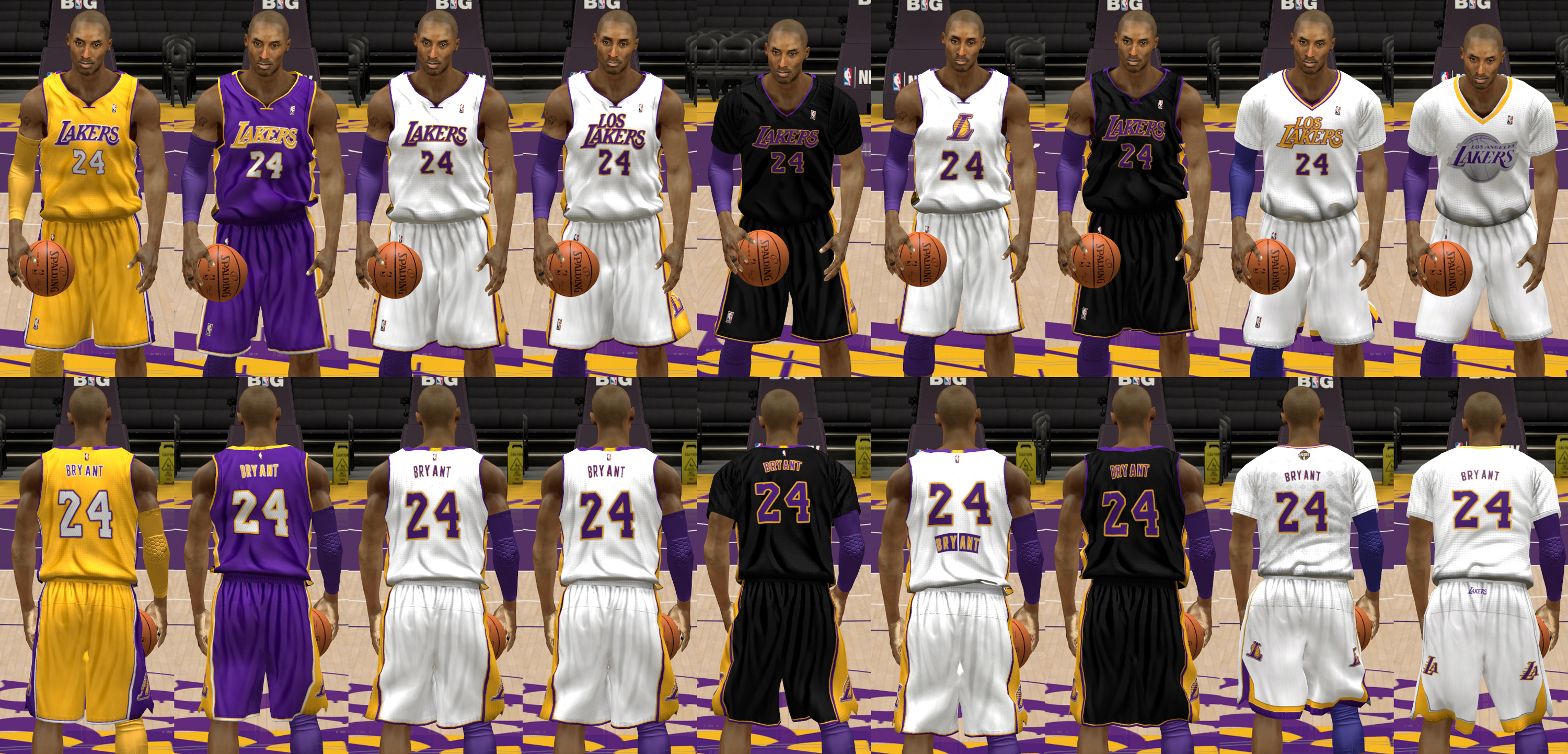 nba 2k14 lakers jersey